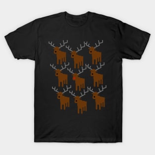 Santa's Reindeers Crew T-Shirt